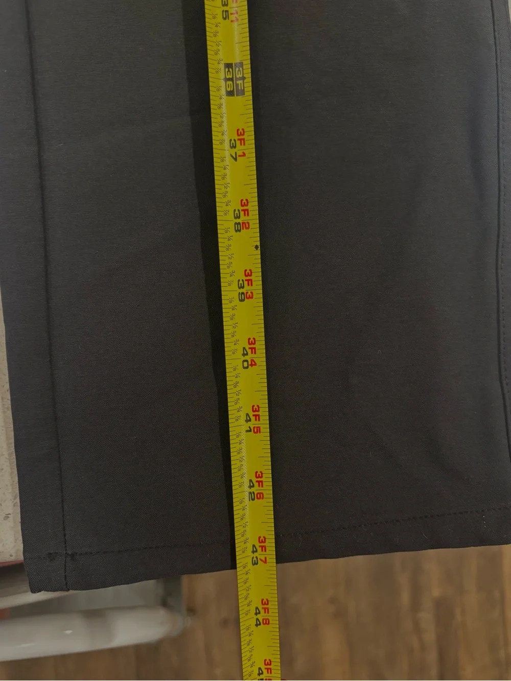 Greg Norman Men's Black Stretch 5-Pocket Straight-Leg Tech Pants 34X34